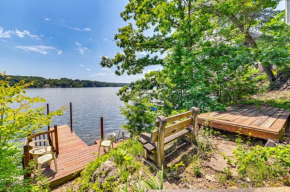 Quiet Cabin on Glen Lake with Boat Dock and Deck!